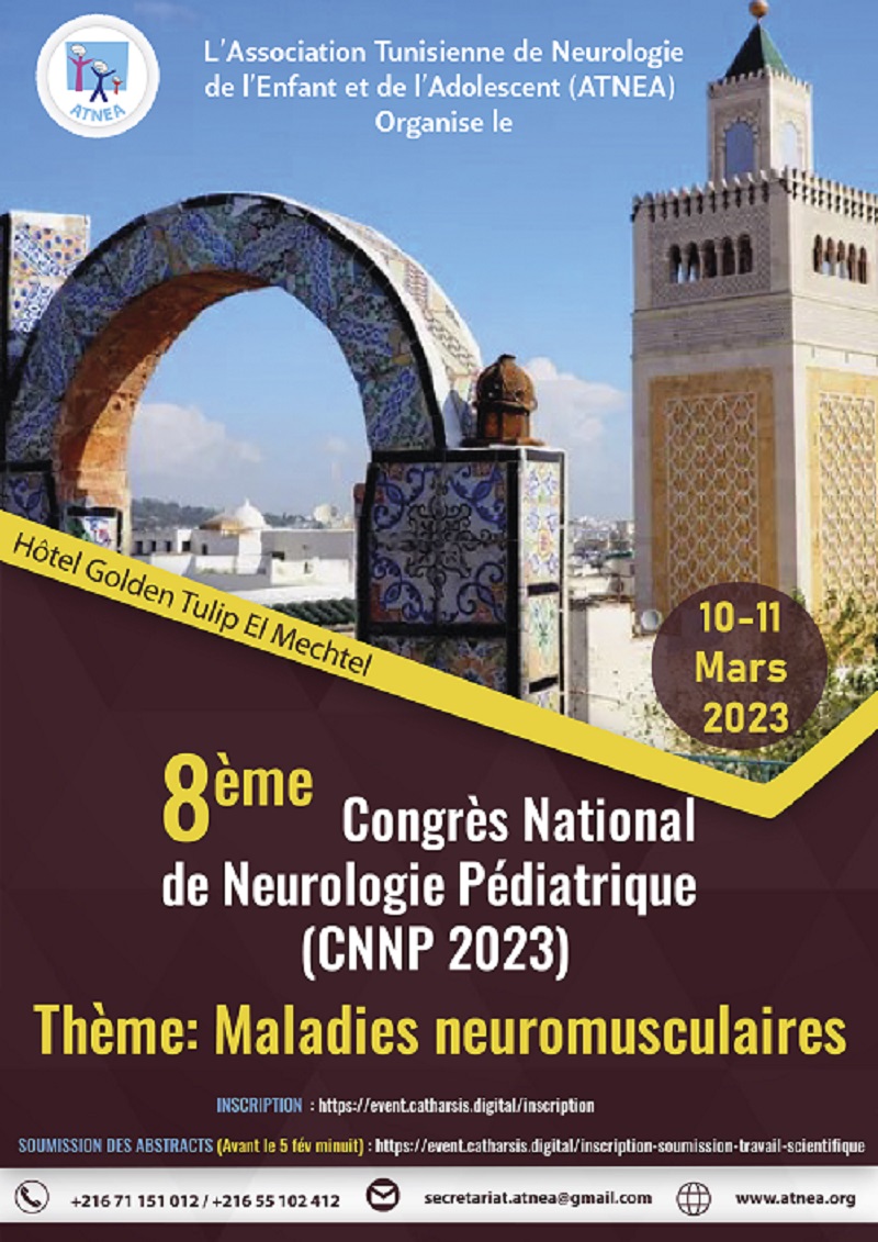 8ème Congrès National de Neurologie Pédiatrique (CNNP 2023)